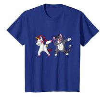 Ladda upp bild till gallerivisning, Funny shirts V-neck Tank top Hoodie sweatshirt usa uk au ca gifts for Dabbing Unicorn Dab Cat Cute 4th of July T Shirt Kids Gift 3903310