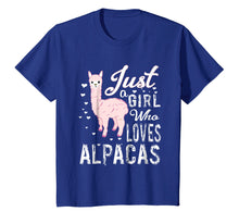 Ladda upp bild till gallerivisning, Funny shirts V-neck Tank top Hoodie sweatshirt usa uk au ca gifts for LVGTeam: Just a Girl Who Loves ALPACAS t-shirt 1569582