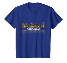 Ladda upp bild till gallerivisning, Chicago T Shirt Chicago City Skyline Lights At Night Gifts
