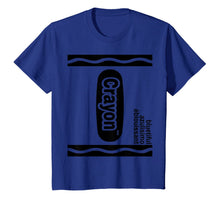 Ladda upp bild till gallerivisning, Bluetiful Royal Blue Crayon Box Halloween Costume Matching T-Shirt 304889