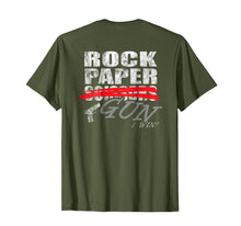Ladda upp bild till gallerivisning, Funny shirts V-neck Tank top Hoodie sweatshirt usa uk au ca gifts for Rock, Paper, GUN! Funny Pro-Gun 2nd Amendment T-Shirt 1364751