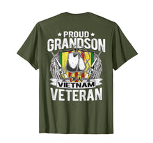 Ladda upp bild till gallerivisning, Funny shirts V-neck Tank top Hoodie sweatshirt usa uk au ca gifts for Proud Grandson Of Vietnam Veteran Shirt Military Vet Gift 1493456