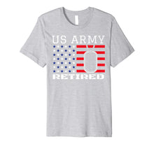 Ladda upp bild till gallerivisning, US American Flag Patriotism Dog Tag Veteran Army Retirement Premium T-Shirt 1036032