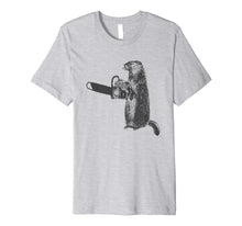 Ladda upp bild till gallerivisning, Funny shirts V-neck Tank top Hoodie sweatshirt usa uk au ca gifts for Funny Shirt Woodchuck groundhog day chainsaw cutting tee 2660953