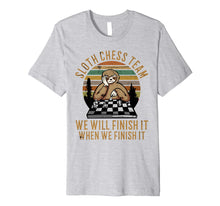 Ladda upp bild till gallerivisning, Funny shirts V-neck Tank top Hoodie sweatshirt usa uk au ca gifts for Distressed Sloth Chess Team Funny Slow Chess Players gift Premium T-Shirt 2618324
