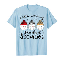 Ladda upp bild till gallerivisning, Funny shirts V-neck Tank top Hoodie sweatshirt usa uk au ca gifts for Chillin' With My Preschool Snowmies Christmas Teacher Gifts T-Shirt 1139224