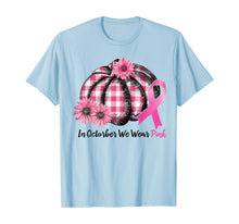Ladda upp bild till gallerivisning, In October We Wear Pink Pumpkin Breast Cancer Leopard Gift T-Shirt 227255