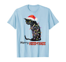 Ladda upp bild till gallerivisning, Merry Kissmyass Funny \Black Cat Christmas Tree Gifts T-Shirt