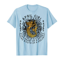 Ladda upp bild till gallerivisning, April Girl The Soul Of A Mermaid Tshirt Funny Gifts Women TShirt70437