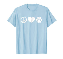 Ladda upp bild till gallerivisning, Peace, Love And Dogs T Shirt