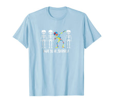 Ladda upp bild till gallerivisning, Heart Kids Dab Skeleton Autism Tshirt Dare To Be Yourself 798701