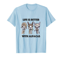 Ladda upp bild till gallerivisning, Funny shirts V-neck Tank top Hoodie sweatshirt usa uk au ca gifts for Life is Better with Alpacas Shirt, Alpaca Lover Shirt 1928810