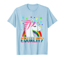 Ladda upp bild till gallerivisning, Equality Rainbow Flag Shirt Unicorn LGBT Gay Pride T-Shirt 261711