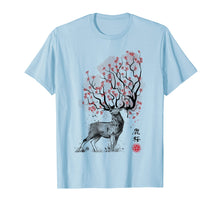 Ladda upp bild till gallerivisning, Funny shirts V-neck Tank top Hoodie sweatshirt usa uk au ca gifts for Sakura Deer tree japan sumi-e art t-shirt 3457208