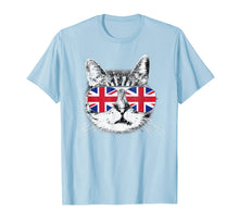 Ladda upp bild till gallerivisning, Funny shirts V-neck Tank top Hoodie sweatshirt usa uk au ca gifts for UK Union Jack Flag T-Shirt English England Cat Lover British 202407