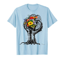 Ladda upp bild till gallerivisning, Funny shirts V-neck Tank top Hoodie sweatshirt usa uk au ca gifts for Hand tree hold brain & flower-Mental Health shirt 1357201