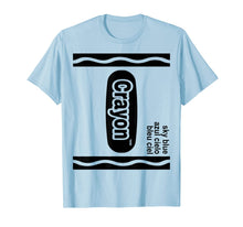 Ladda upp bild till gallerivisning, baby blue sky Crayon Box Halloween Costume Matching Couple T-Shirt 202120