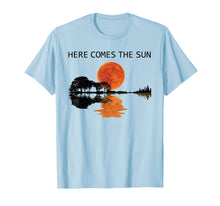 Ladda upp bild till gallerivisning, Here Comes The Sun Guitar Shadow Sunset T-Shirt 160083