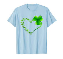 Ladda upp bild till gallerivisning, Turtle Heart Leaf Irish St. Patrick Day Clover Heart TShirt257342