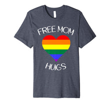 Ladda upp bild till gallerivisning, free mom hugs tshirt rainbow heart LGBT pride month Premium T-Shirt 1307824