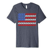 Ladda upp bild till gallerivisning, Poodle 4th of July USA American Flag Patriotic Men Women Dog Premium T-Shirt 427160