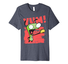 Ladda upp bild till gallerivisning, Funny shirts V-neck Tank top Hoodie sweatshirt usa uk au ca gifts for Invader Zim Gir Screaming Yum! Taco Portrait Premium T-Shirt 3334201
