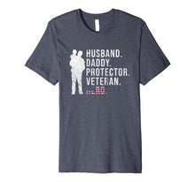 Ladda upp bild till gallerivisning, Mens Army Veteran Shirt Husband Daddy Protector Veteran Hero Tee 164552