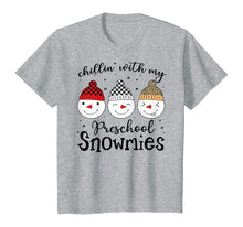 Ladda upp bild till gallerivisning, Funny shirts V-neck Tank top Hoodie sweatshirt usa uk au ca gifts for Chillin' With My Preschool Snowmies Christmas Teacher Gifts T-Shirt 1139224