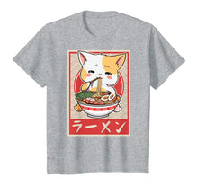 Ladda upp bild till gallerivisning, Kawaii Neko Ramen Cute Ramen Cat Japanese Noodle Funny Anime TShirt261156