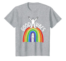 Ladda upp bild till gallerivisning, Funny shirts V-neck Tank top Hoodie sweatshirt usa uk au ca gifts for Women's T Shirt Good Vibes Only Rainbow Print Girls Tee 1382700