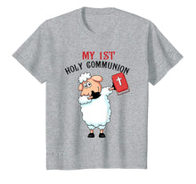 Ladda upp bild till gallerivisning, Funny shirts V-neck Tank top Hoodie sweatshirt usa uk au ca gifts for Cute Lamp My 1st Holy Communion Christian T Shirt Gift Boy 1455293