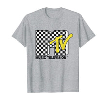 Ladda upp bild till gallerivisning, Checkered MTV Logo Checkerboard Print T-Shirt 112178