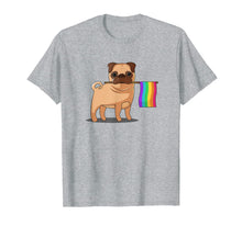 Ladda upp bild till gallerivisning, Gay Pride Flag Pug T-Shirt - LGBT Pride Shirt 27435