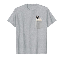 Ladda upp bild till gallerivisning, Cat In Your Pocket Siamese Cat T Shirt Shirt