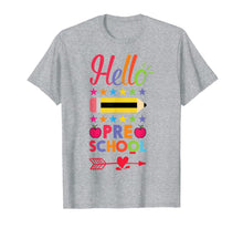Ladda upp bild till gallerivisning, Hello Preschool First Day Of Pre-K Back To School 2017 Shirt 835235