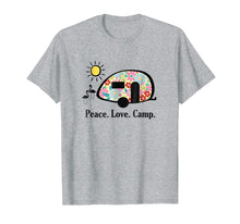Ladda upp bild till gallerivisning, Camping Shirt, Peace. Love. Camp. T-Shirt, Gifts For Campers