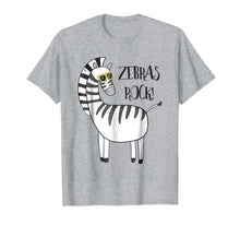 Ladda upp bild till gallerivisning, Funny shirts V-neck Tank top Hoodie sweatshirt usa uk au ca gifts for Zebras Rock! Cute Funny Zebra T Shirt 391874