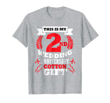 Ladda upp bild till gallerivisning, Funny shirts V-neck Tank top Hoodie sweatshirt usa uk au ca gifts for 2nd Wedding Anniversary Cotton Funny T-shirt Second Gift 2184052