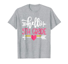 Ladda upp bild till gallerivisning, Hello 5th Grade Teacher Kids Back to School Gift Fifth Shirt 731615