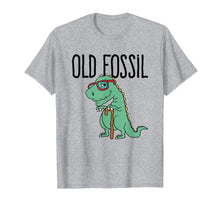 Ladda upp bild till gallerivisning, Funny shirts V-neck Tank top Hoodie sweatshirt usa uk au ca gifts for Old Fossil T Shirt Dinosaur With Cane 3863412