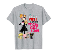 Ladda upp bild till gallerivisning, Funny shirts V-neck Tank top Hoodie sweatshirt usa uk au ca gifts for Yes ! I Am The Crazy Cat Lady - Funny Cat Tshirt 1600877