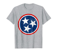 Ladda upp bild till gallerivisning, Tennessee Volunteer State - Distressed Tristar Flag Shirt 1063111