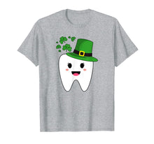 Ladda upp bild till gallerivisning, Cute Tooth With Hat Dental Assistant Gifts St Patricks day T-Shirt-261838