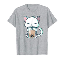 Ladda upp bild till gallerivisning, Boba Cat Drinking Boba Kitten Kawaii Japanese Kitty TShirt T-Shirt851931