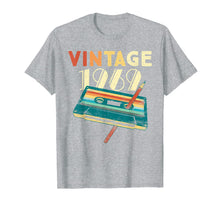 Ladda upp bild till gallerivisning, Vintage 1969 Music Cassette 50th Birthday Gifts 50 Years Old T-Shirt 132987