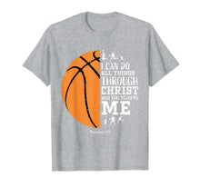 Ladda upp bild till gallerivisning, Christian Basketball Shirt I Can Do All Things Philippians 298667