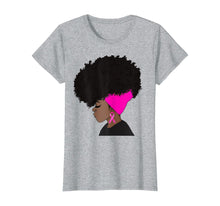 Ladda upp bild till gallerivisning, African American Breast Cancer Awareness t-shirt Black Women T-Shirt 379259
