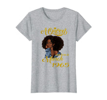 Ladda upp bild till gallerivisning, A Queen Was Born in March 1965 55th Birthday Gifts T-Shirt-2298075