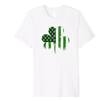 Ladda upp bild till gallerivisning, Funny shirts V-neck Tank top Hoodie sweatshirt usa uk au ca gifts for Vintage Patriotic SHAMROCK distressed st paddys day T-Shirt 2183854

