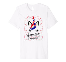 Ladda upp bild till gallerivisning, Kids T Shirt America is magical-Unicorn 4th of July Flag Day 1761785
